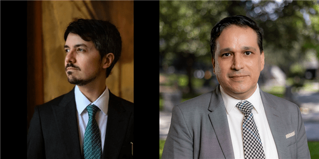 Javier Náñez Pro y Ulises Carlín de la Fuente